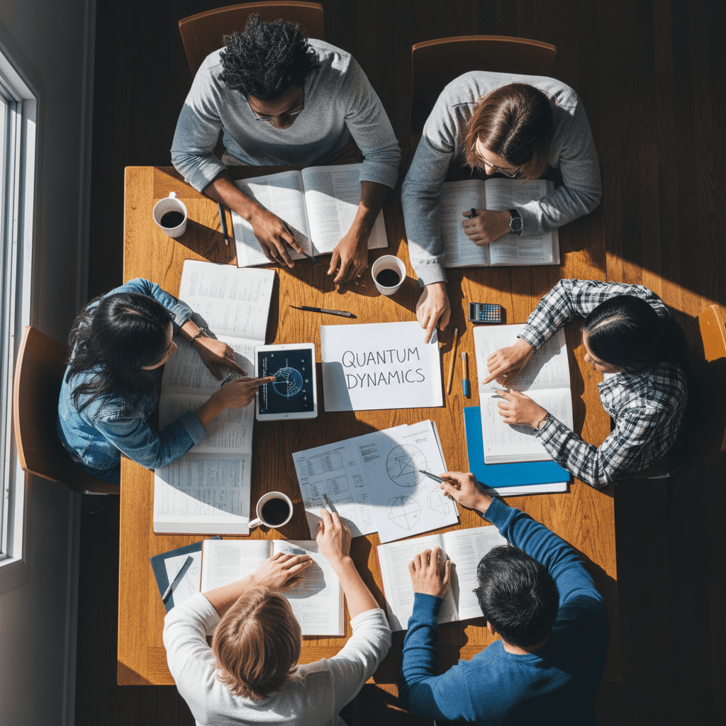 Group study and collaboration session